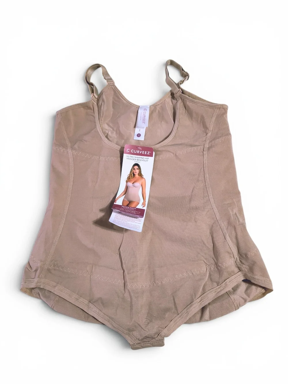 🆕️ Shapermint Curveez Ultra Shaping Hip Hugger Bodysuit Color Nude Womens XL